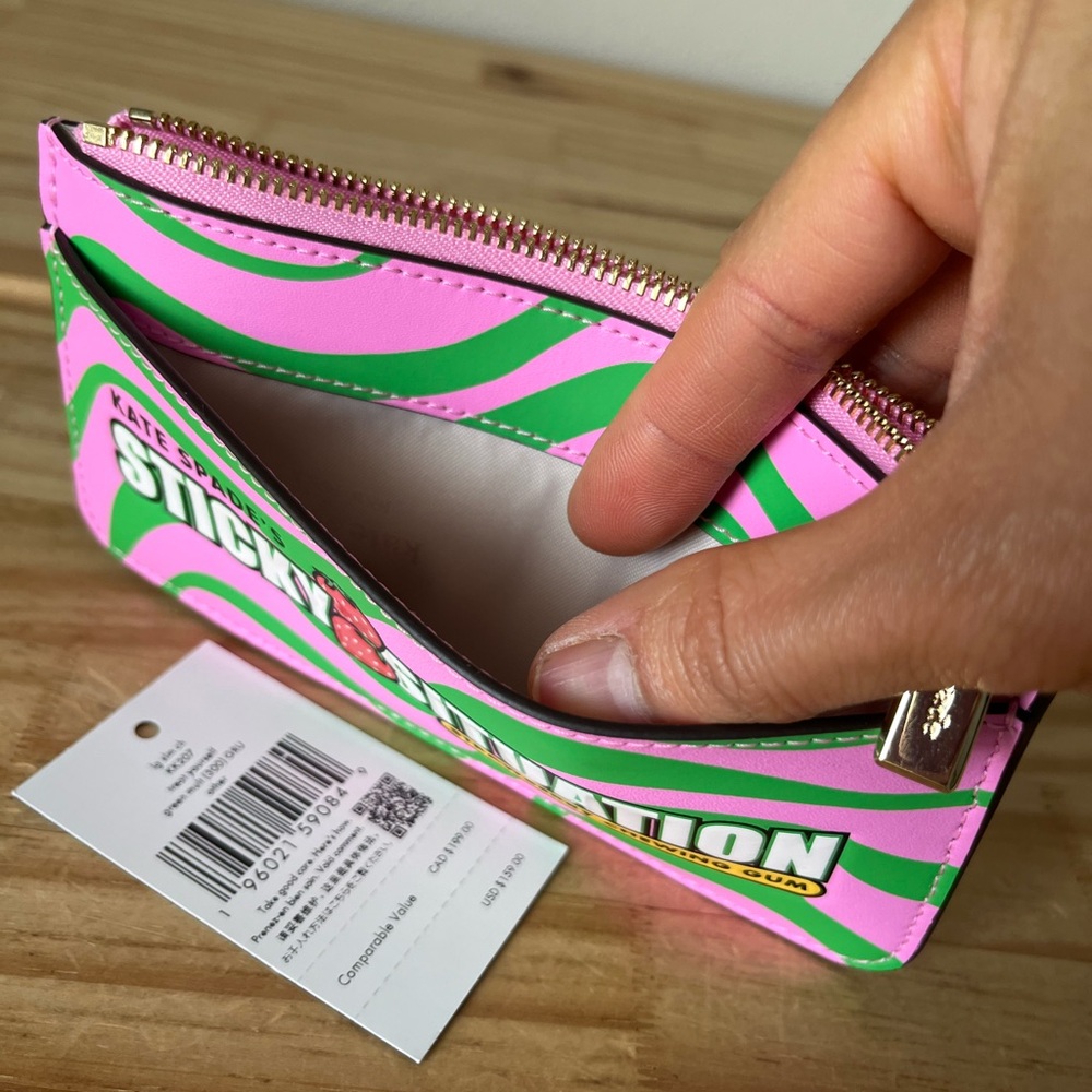 Kate Spade Bubble gum large slim card holder🎈🎈 - Picture 7 of 10